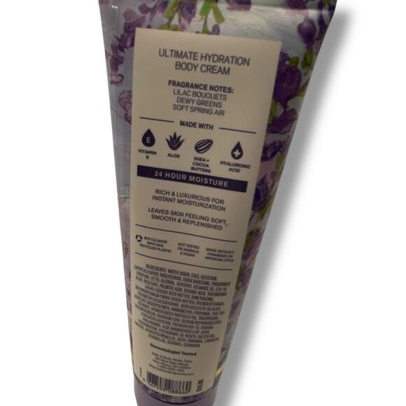Bath & Body Works Fresh Cut Lilacs Ultra Hydration Body Cream Lotion 24 HR 8 oz - Picture 7 of 11